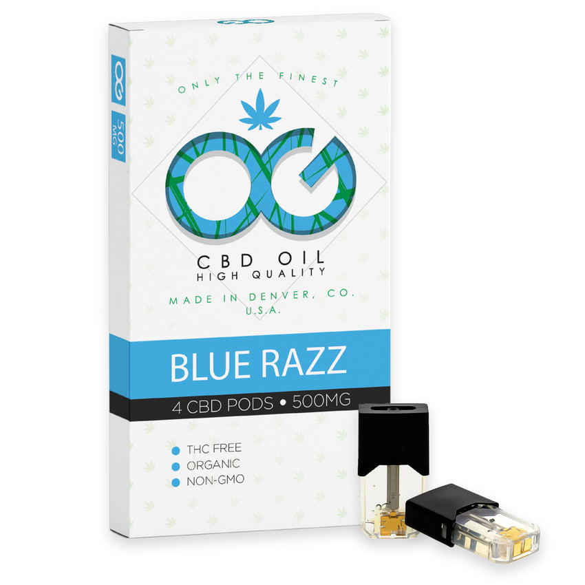 OG Labs - Blue Razz CBD Pods (Pack of 4)