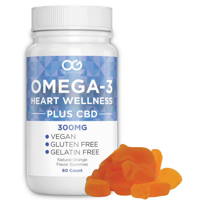 Omega-3 and  CBD Vitamin Gummies (60 Count)